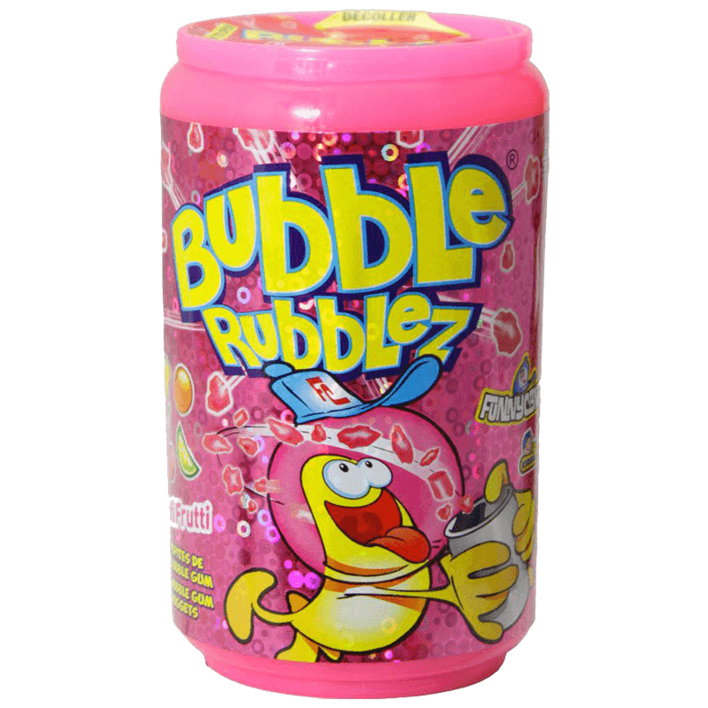 Bubble Rubblez Chewing Gum Tutti Frutti 60g