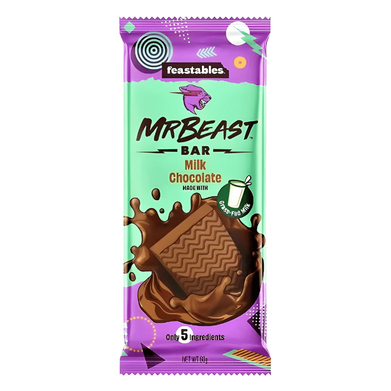 Barre Mr Beast Feastables au Chocolat au Lait 60g