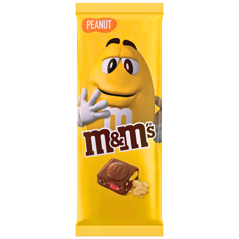 Barre de Chocolat au Lait avec M&M's Minis Arachide 165g
