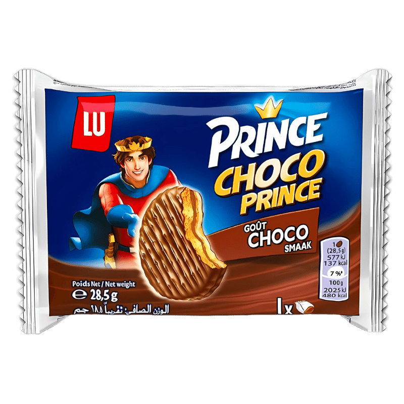 Biscuit LU Choco Prince Enrobé de Chocolat au Lait 28.5g