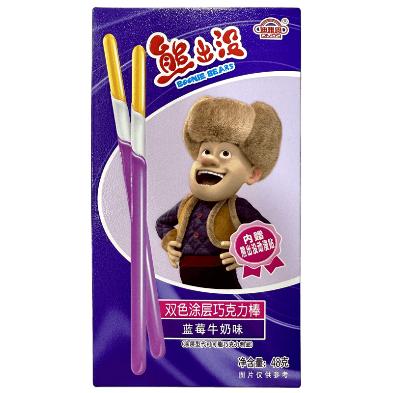 Biscuit Sticks Myrtille 48g