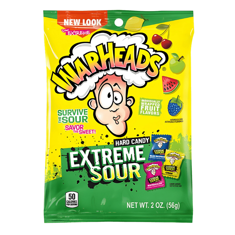 Bonbons Acides Warheads Extreme Sour 56g