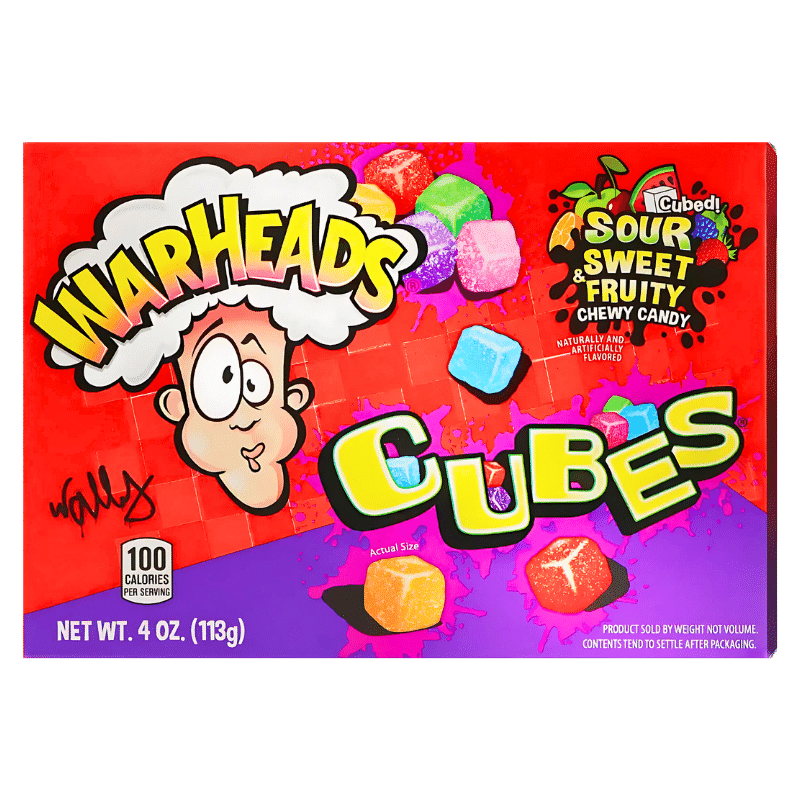 Bonbons Warheads Cubes Acides