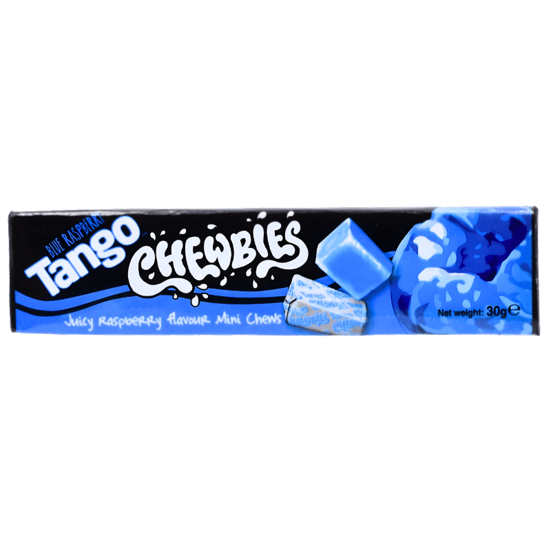 Bonbons à Mâcher Tango Chewbies Framboise Bleue 30g
