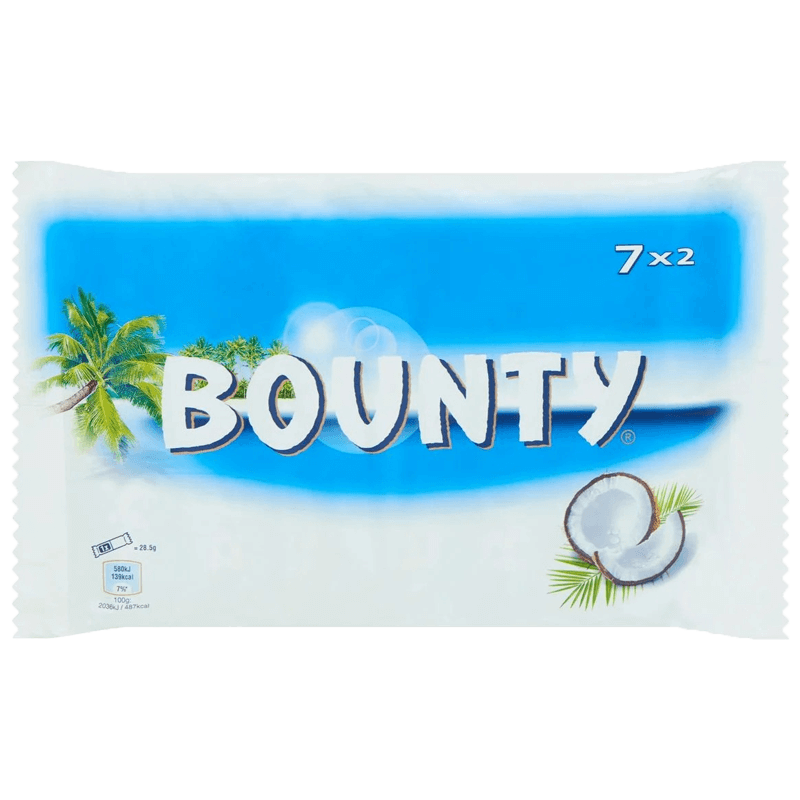 Bounty Barres de Chocolat 7×2