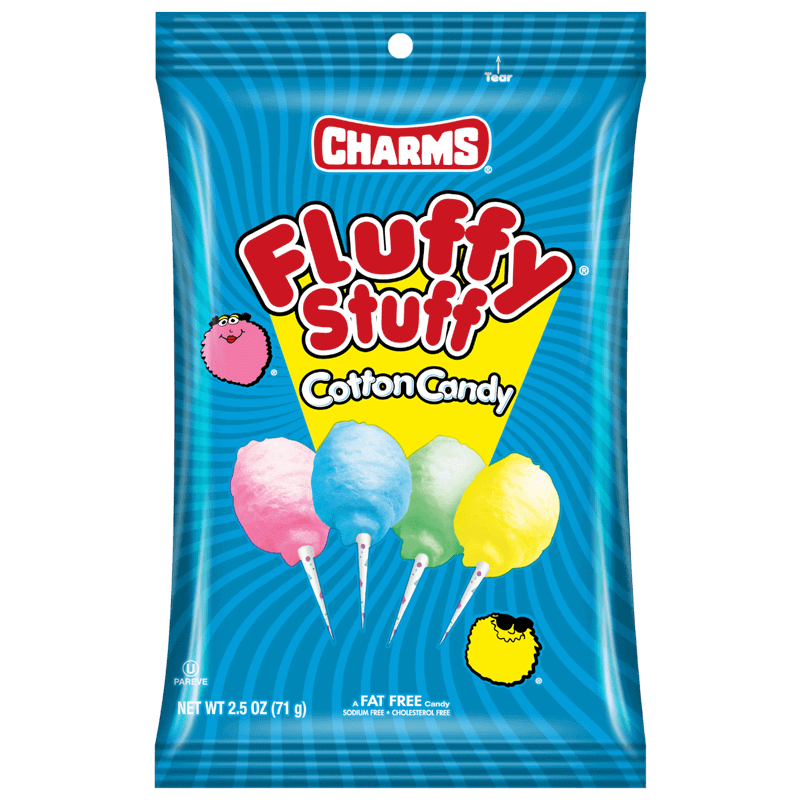 Fluffy Stuff Barbe À Papa Multicolore 71g