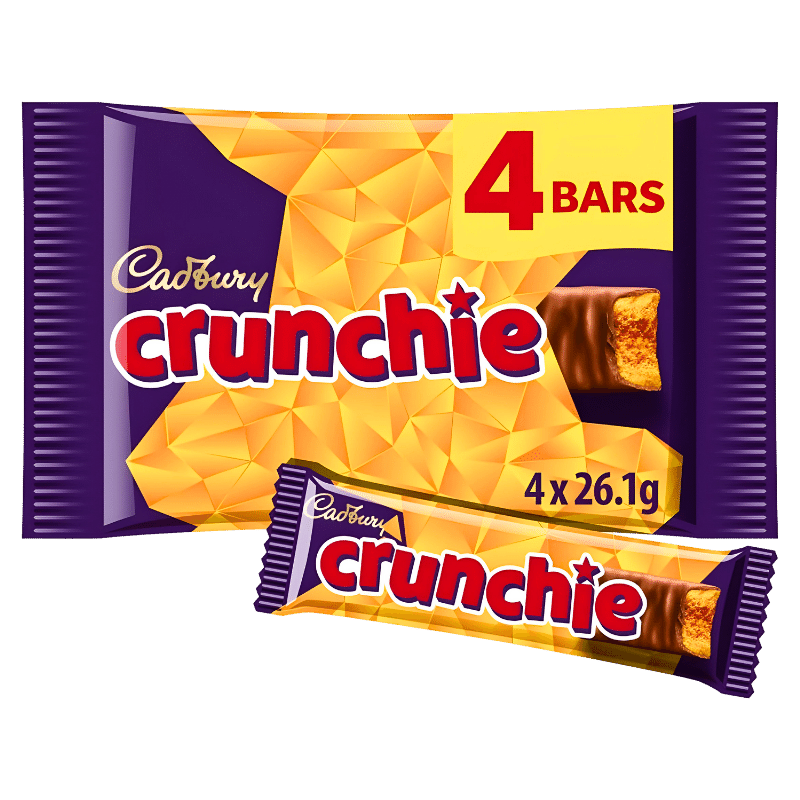 Cadbury Crunchie 4 Barres 104g
