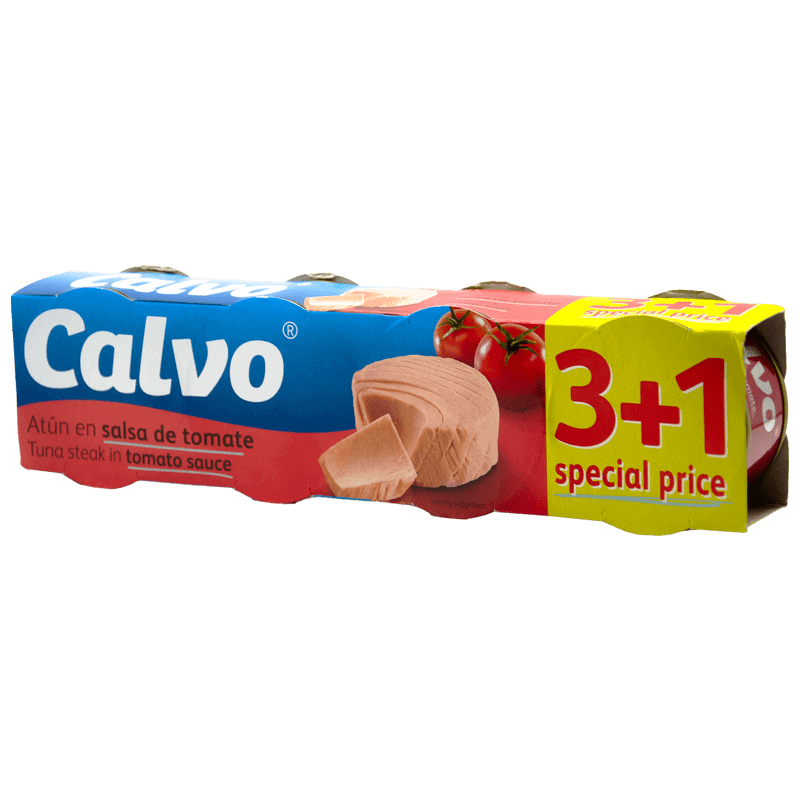 Calvo Thon À La Sauce Tomate (80g×4)