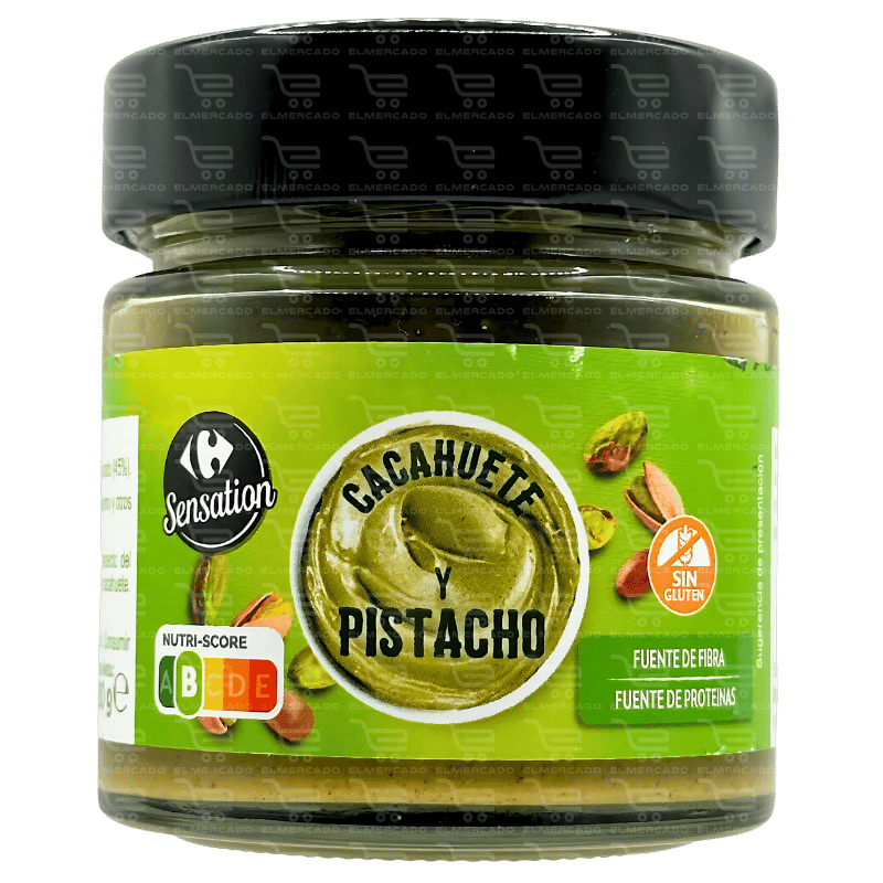Carrefour Sensation Crème de Cacahuète et Pistache 180g