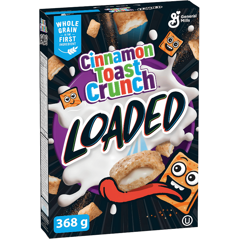 Céréales General Mills Croque Canelle Remplies Garniture à la Crème à la Vanille 368g