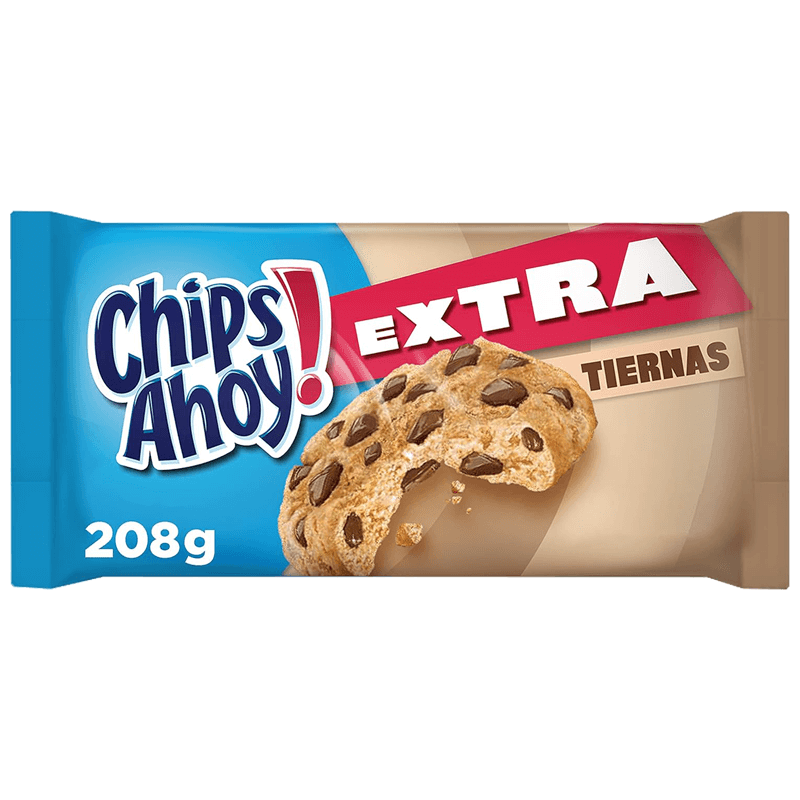 Chips Ahoy Cookies Extra Tiernas 208g