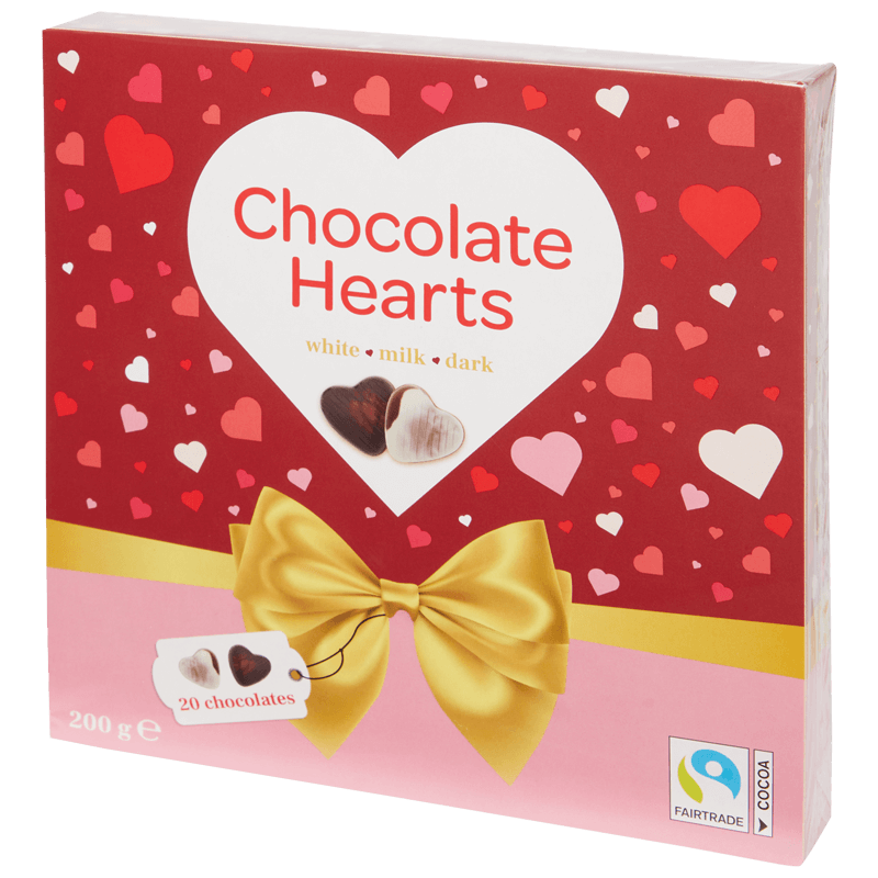Chocolat Hearts 200g
