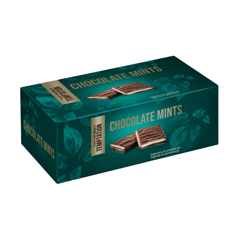Chocolat Noir Temptation Roulé à la Crème Saveur Menthe - 165g