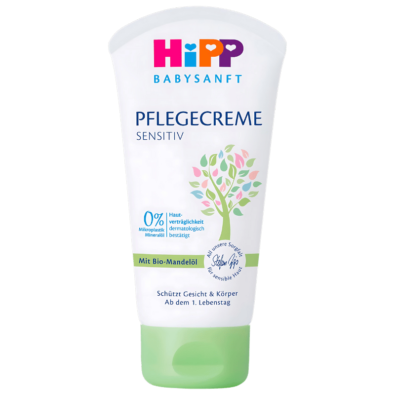 Crème de Soin Sensible Hipp Babysanft avec Huile d'Amande Bio 75ml