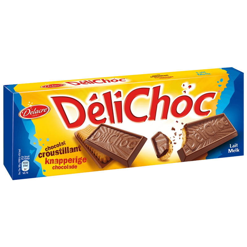 Delichoc Biscuits Au Chocolat Lait 150g