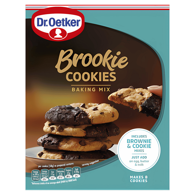 Dr Oetker Mélange pour Biscuits Brookie Chocolat Noir 390g
