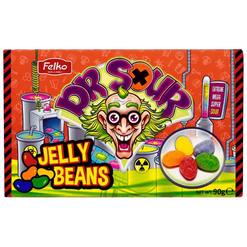 Dr Sour Jelly Beans 90g