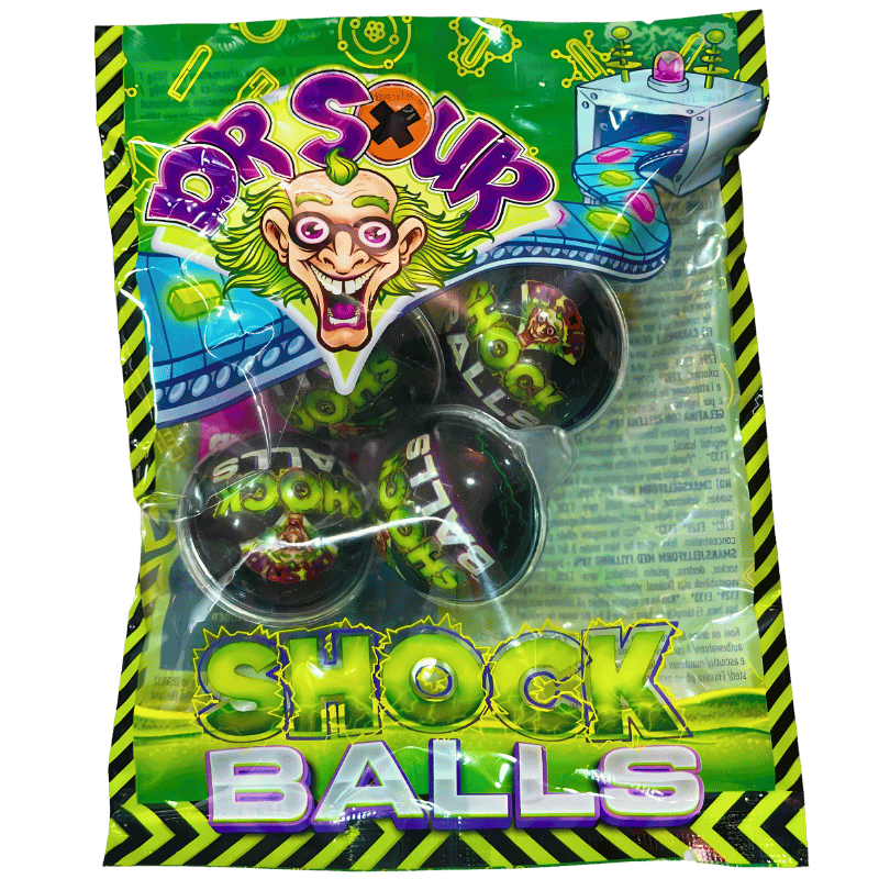 Dr Sour Shock Balls 18g x 4 pièces