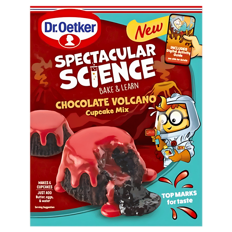 Dr. Oetker Mix pour Cupcakes Volcan de Chocolat 330g