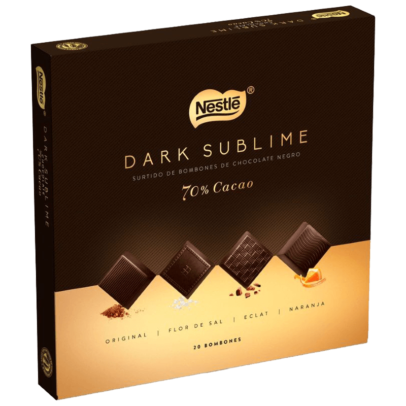 Nestle Caja Roja Dark Sublime 143g
