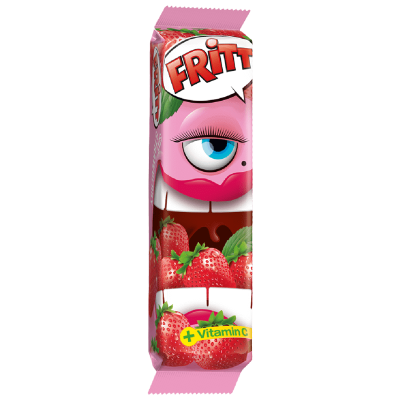 Fritt Bonbon Moelleux À Mâcher Fraise 70g