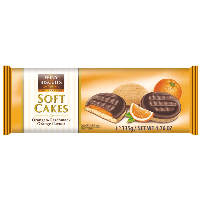 Feiny Biscuits Gâteaux Moelleux À L'orange 135g