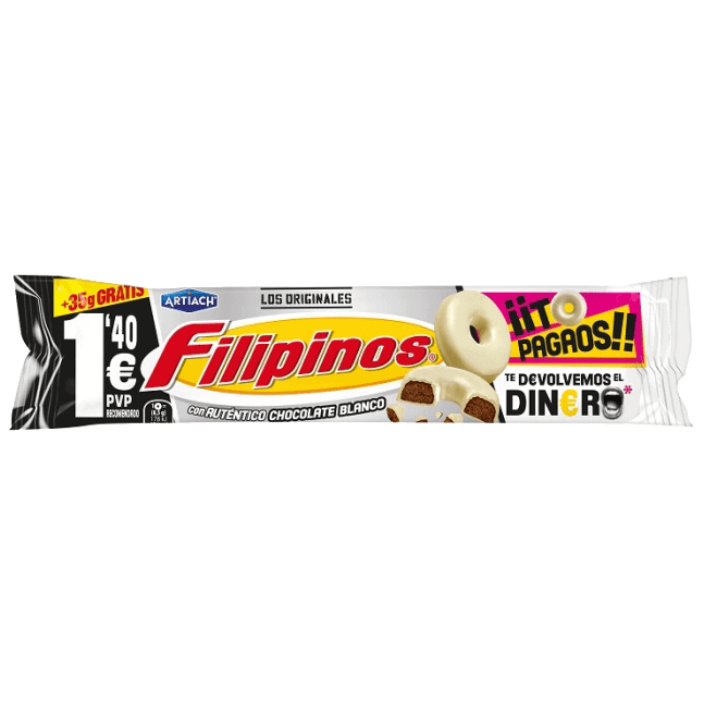 Filipinos Biscuits Au Chocolat Blanc 75g