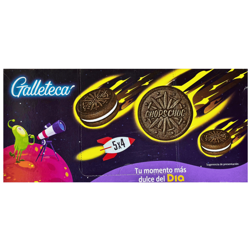 Galleteca Gâteaux au Cacao Garnis de Crème Saveur Vanille 220g