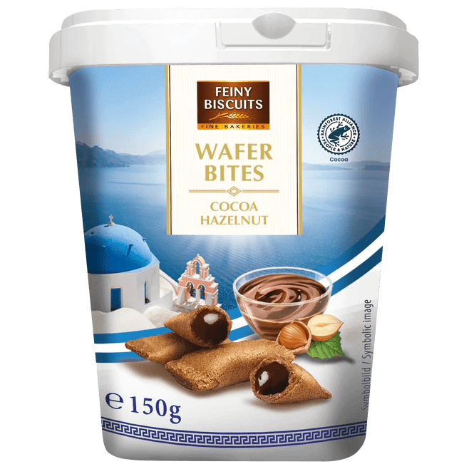 Gaufrette Bouchées Chocolat Noisette 150g