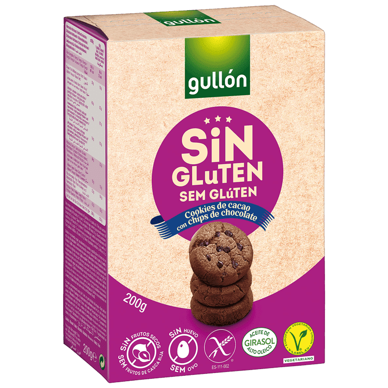 Gullon Cookies Aux Pépites De Chocolat 200g