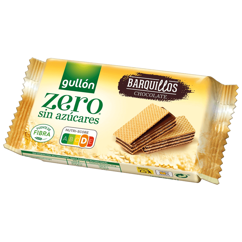 Gullon Gaufrettes Au Chocolat Sans Sucre 180g