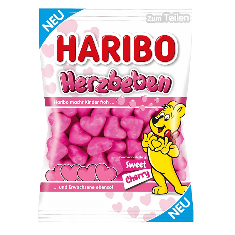 Haribo Herzbeben Sweet Cherry 160g