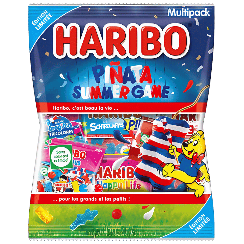 Haribo Piñata Summer Game Multipack Édition Limitée 800g