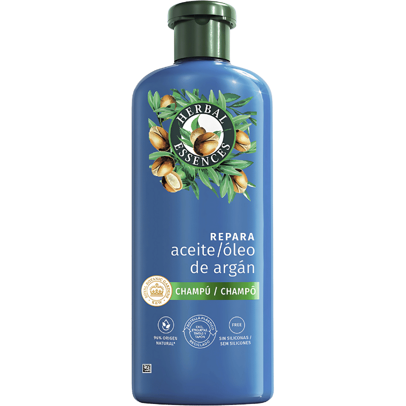 Herbal Essences Shampooing Réparateur à l'Huile d'Argan Sans Silicones 350ml