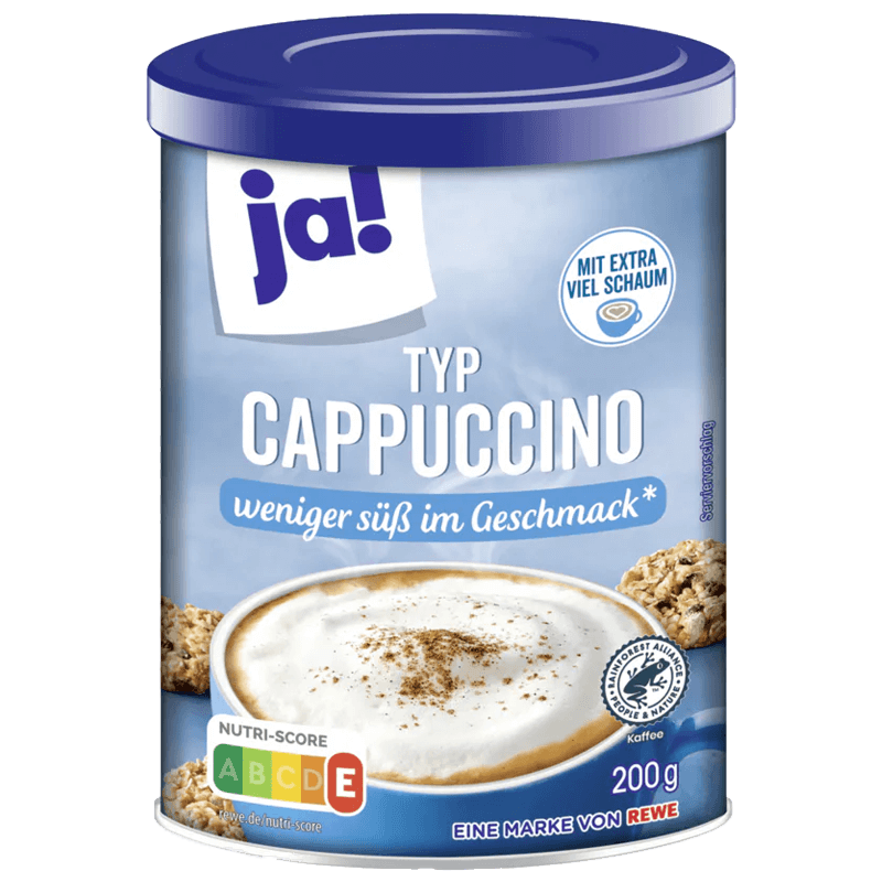 Ja Cappuccino Moins Sucré 200g