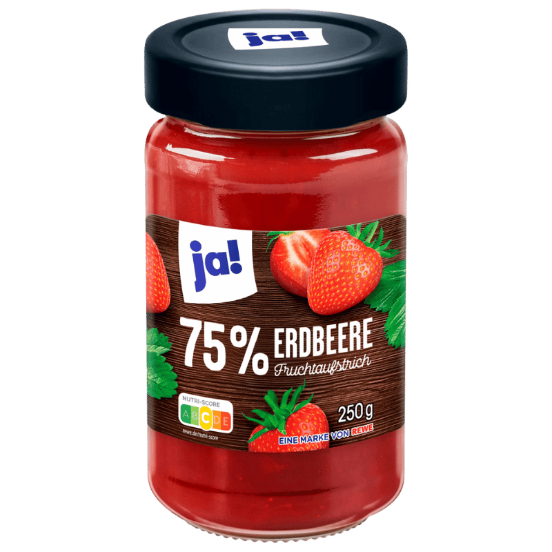 JA Confiture 75% Fraises 250g