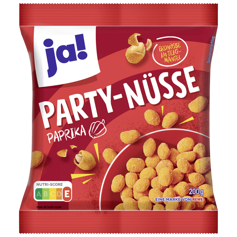 Ja Cacahuètes enrobées goût de paprika