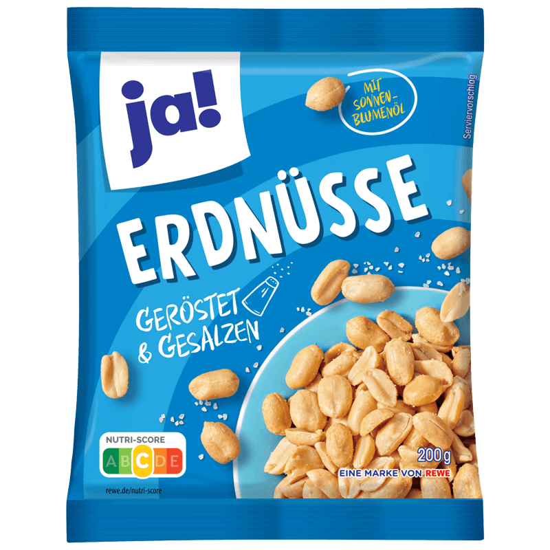 Ja Cacahuètes grillées et salées