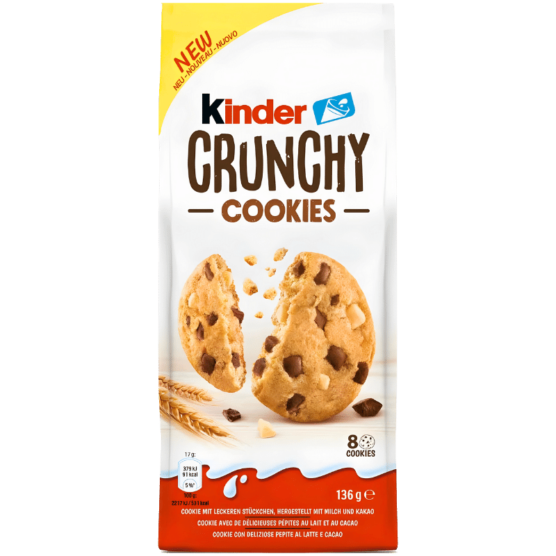 Kinder Crunchy Cookies 136g