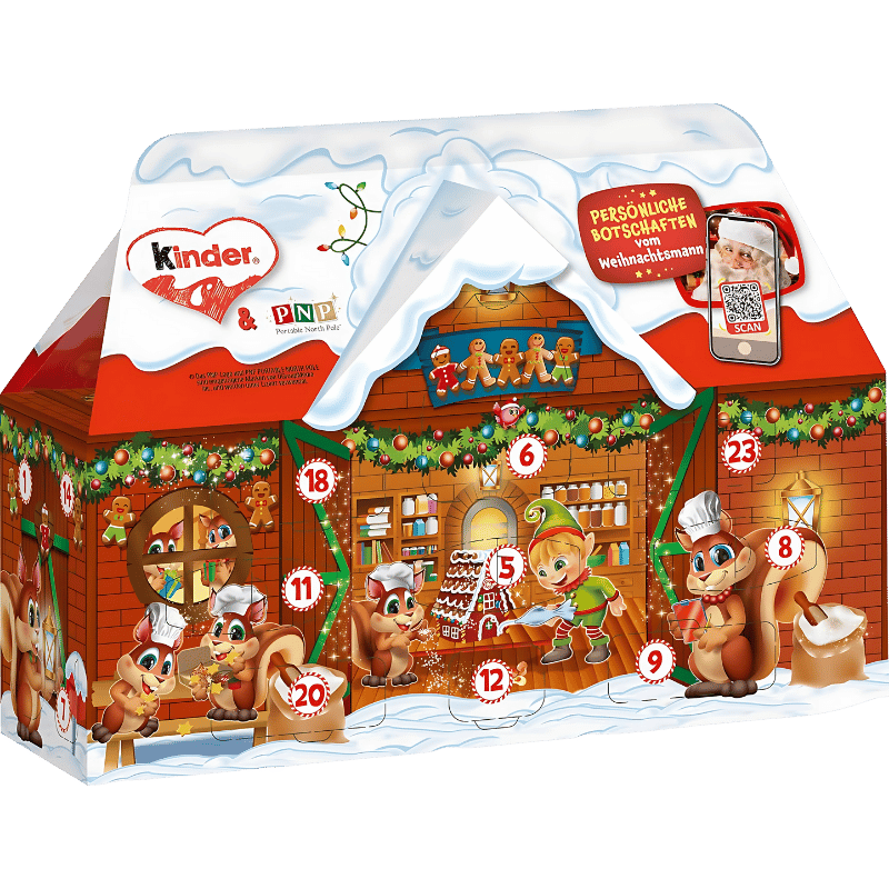 Kinder Maison Calendrier de l'Avent 3D 24 Pièces 234g