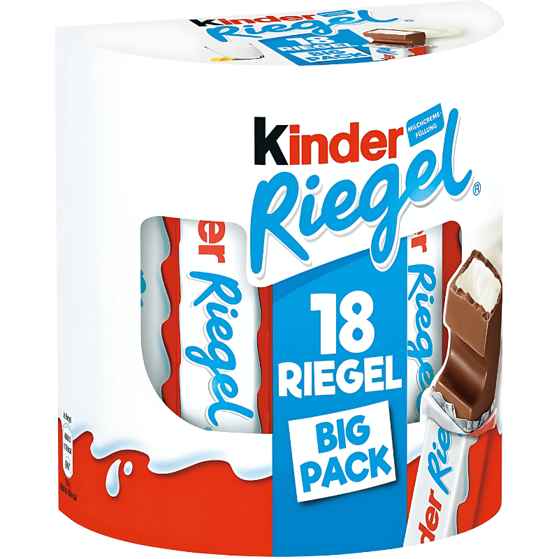 Kinder Riegel Big Pack - 18 Barres (378g)