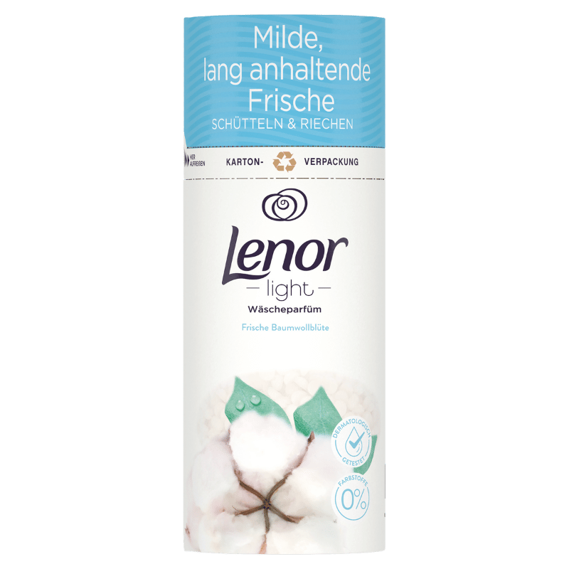 Lenor Parfum de Linge Léger Fleur de Coton Fraîche - 160g