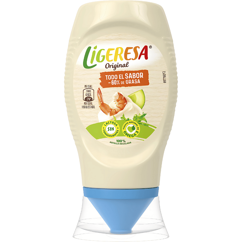 Ligeresa Original Sauce Mayonnaise -60% de Graisse 250ml