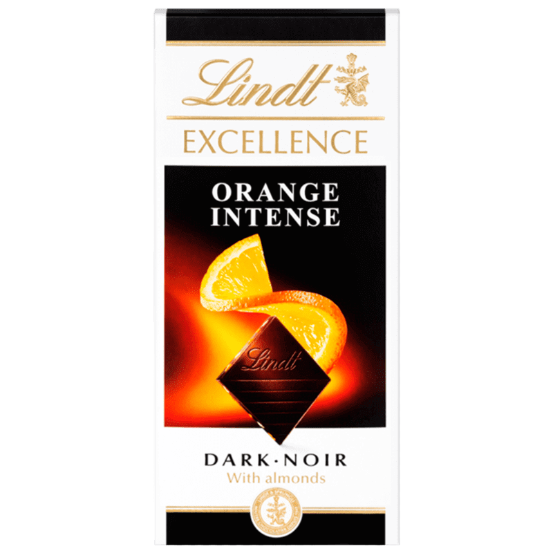 Lindt Excellence Dark Orange Intense 100g