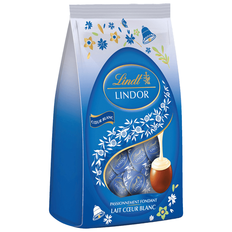 Lindt Lindor Mini Oeufs Coeur Blanc 180g