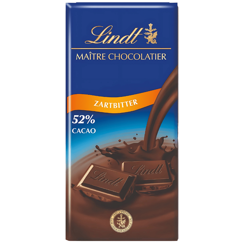 Lindt Maître Chocolatier Noir Doux 52_ Cacao - 100g