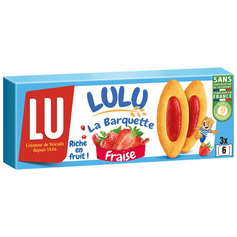 Lu Lulu Biscuits À La Fraise 120g