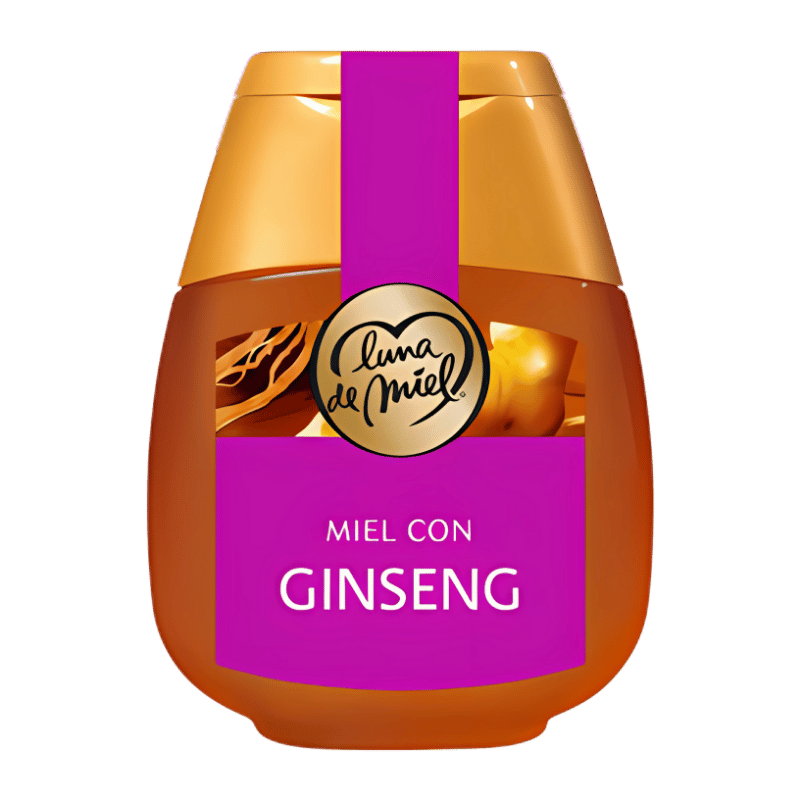 Luna de Miel Miel avec Ginseng 250g