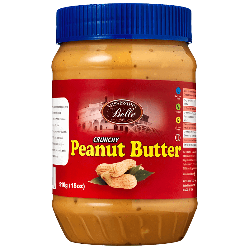 Mississippi Belle Croustillant Au Beurre De Cacahuète 510g