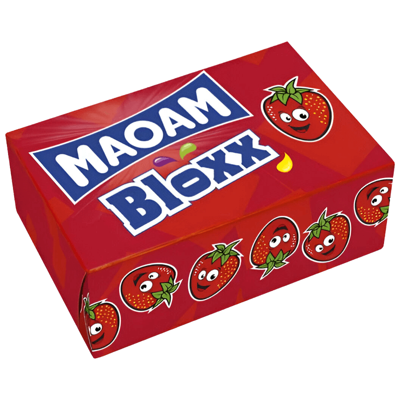Maoam Bloxx Bonbons Fraise 22g